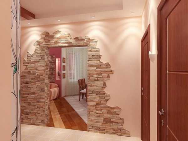 Особенности и порядок отделки дверей декоративным камнем