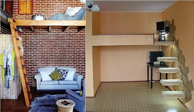 Двухуровневые (двухъярусные) квартиры: 52 фото планировок и идей дизайна