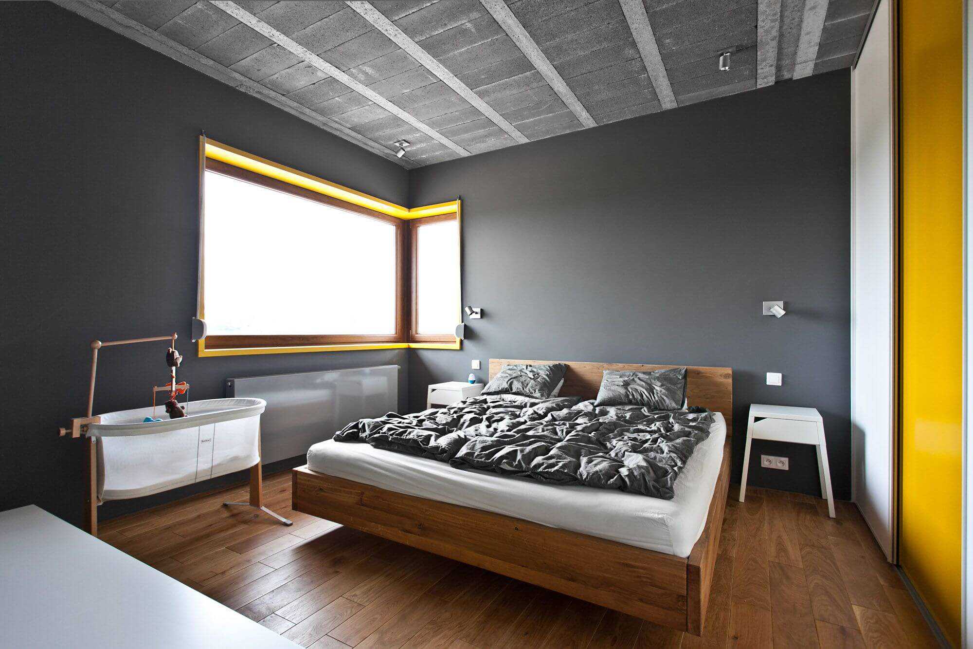 минималистичный дизайн спальни