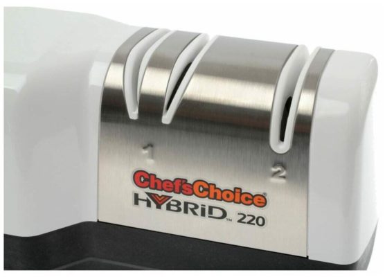 Chef's Choice CC220W Hybrid Diamond Coated White