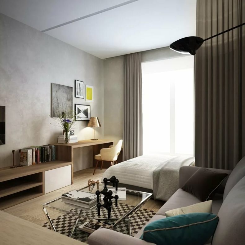 Дизайн двухкомнатной квартиры 2022 года: 137 фото интерьеров