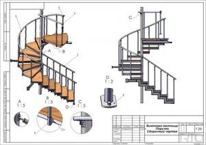 Винтовая лестница (84 фото): нюансы установки своими руками и модели эконом класса для второго этажа частного дома, расчет и размеры, примеры металлических и деревянных конструкций