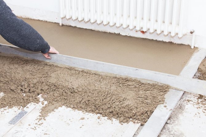 Марки бетона для создания стяжек на полу