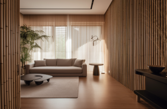 Бамбуковые перегородки в интерьере современных квартир